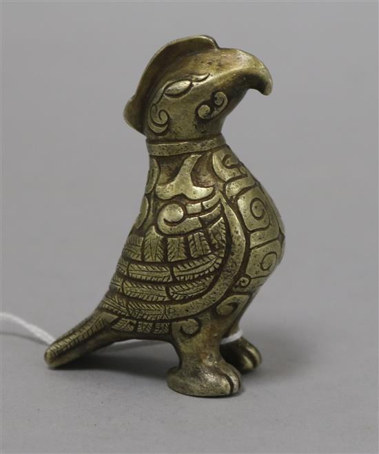 A Chinese bronze bird